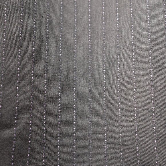 Express Editor Black Pants with Dotted Pale Pink Pinstripes, Size 0 - Picture 5 of 5